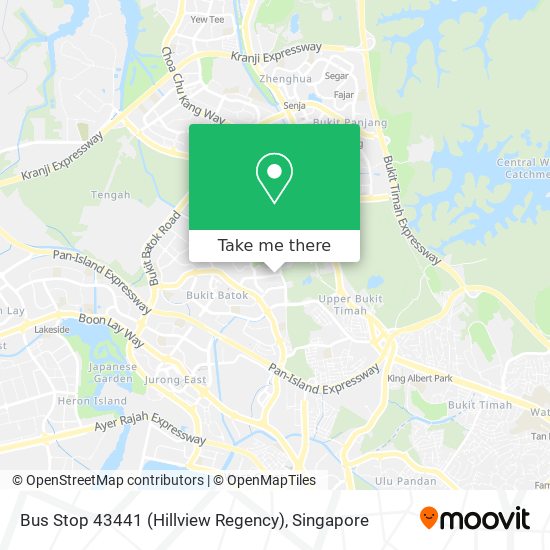 Bus Stop 43441 (Hillview Regency) map