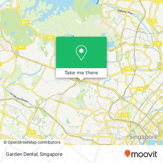 Garden Dental map