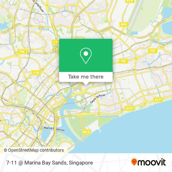 7-11 @ Marina Bay Sands地图