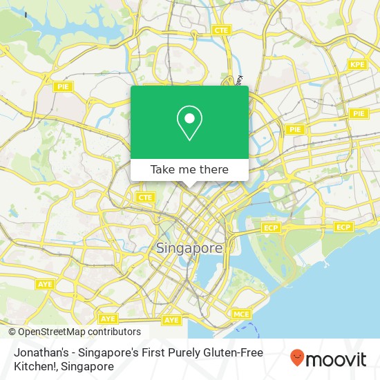 Jonathan's - Singapore's First Purely Gluten-Free Kitchen! map