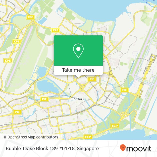Bubble Tease Block 139 #01-18 map