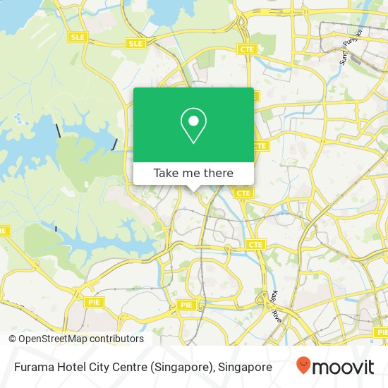 Furama Hotel City Centre (Singapore) map