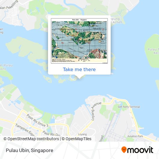 Pulau Ubin map