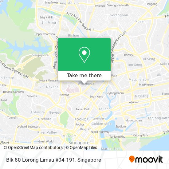 Blk 80 Lorong Limau #04-191 map