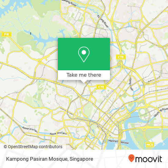 Kampong Pasiran Mosque map