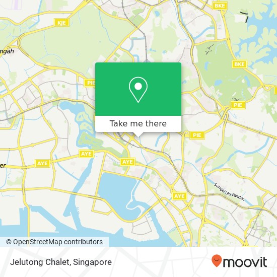 Jelutong Chalet map