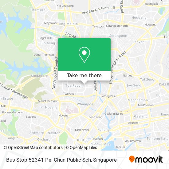 Bus Stop 52341 Pei Chun Public Sch map