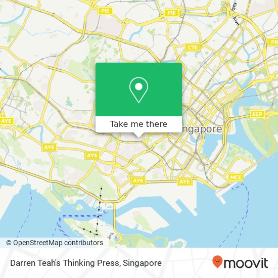 Darren Teah's Thinking Press map