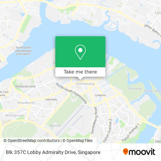Blk 357C Lobby Admiralty Drive map