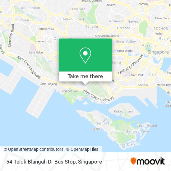 54 Telok Blangah Dr Bus Stop map