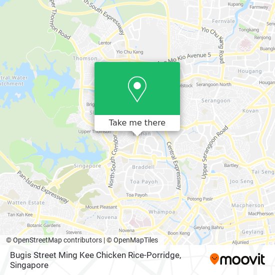Bugis Street Ming Kee Chicken Rice-Porridge地图