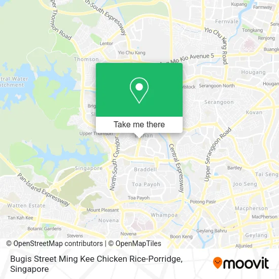 Bugis Street Ming Kee Chicken Rice-Porridge地图
