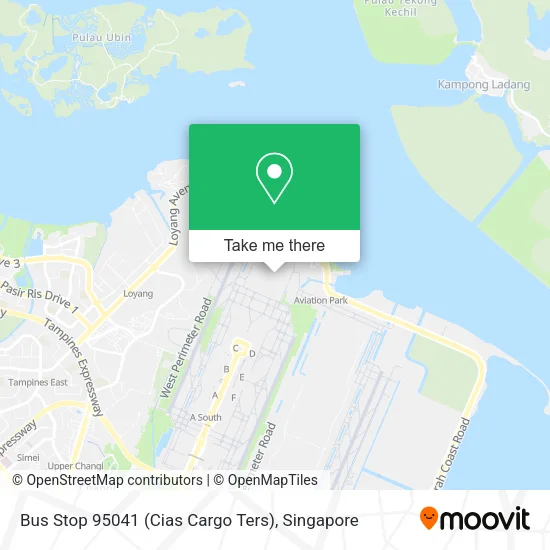 Bus Stop 95041 (Cias Cargo Ters) map