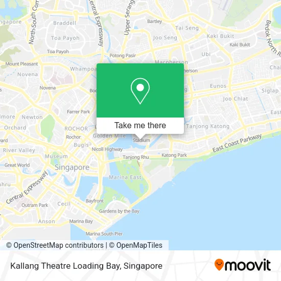 Kallang Theatre Loading Bay地图