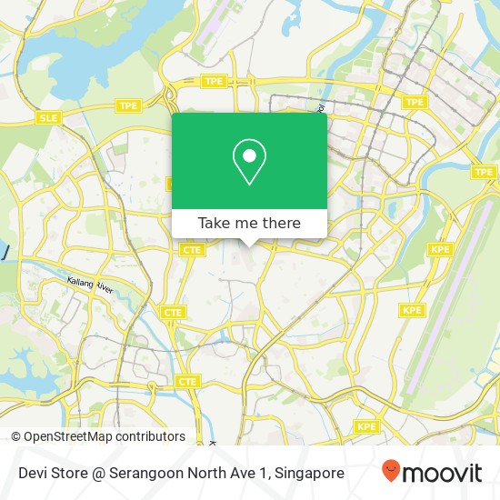 Devi Store @ Serangoon North Ave 1 map