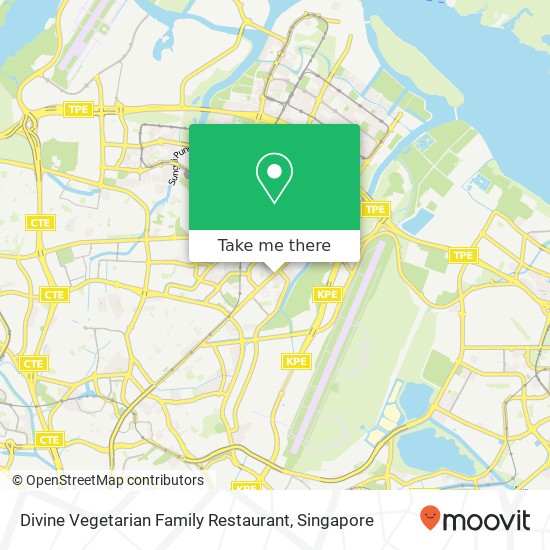 Divine Vegetarian Family Restaurant地图