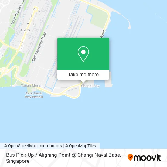 Bus Pick-Up / Alighing Point @ Changi Naval Base地图