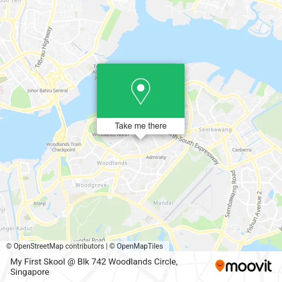 My First Skool @ Blk 742 Woodlands Circle地图