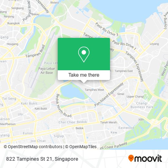 822 Tampines St 21 map