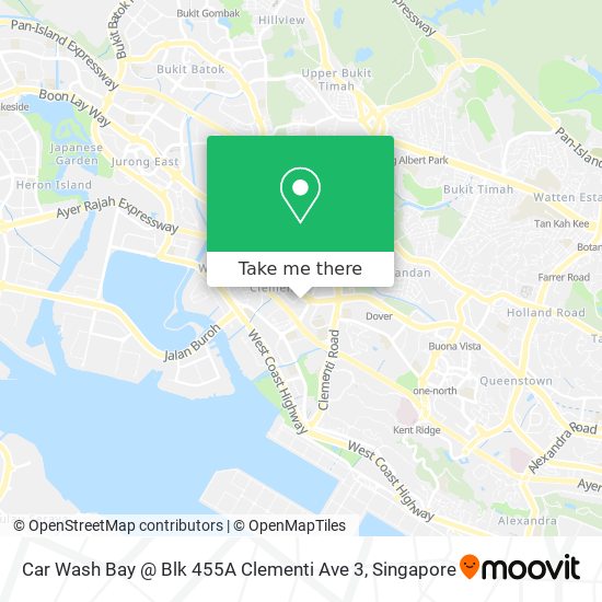 Car Wash Bay @ Blk 455A Clementi Ave 3 map