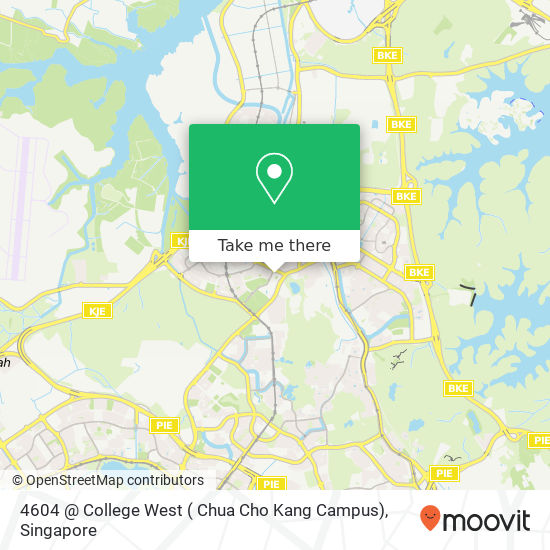 4604 @ College West ( Chua Cho Kang Campus)地图