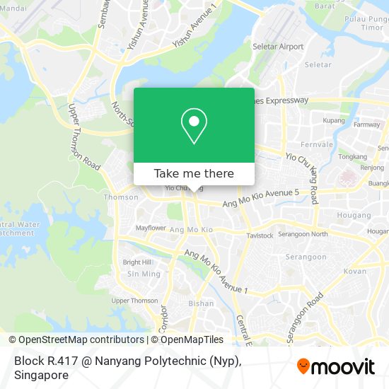 Block R.417 @ Nanyang Polytechnic (Nyp) map