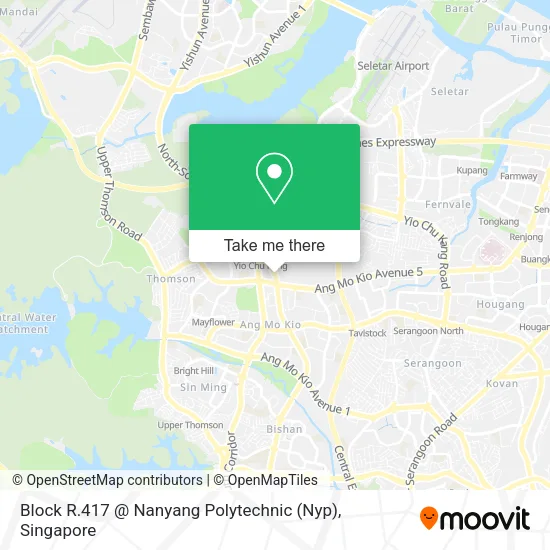 Block R.417 @ Nanyang Polytechnic (Nyp)地图