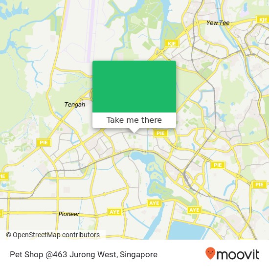 Pet Shop @463 Jurong West map