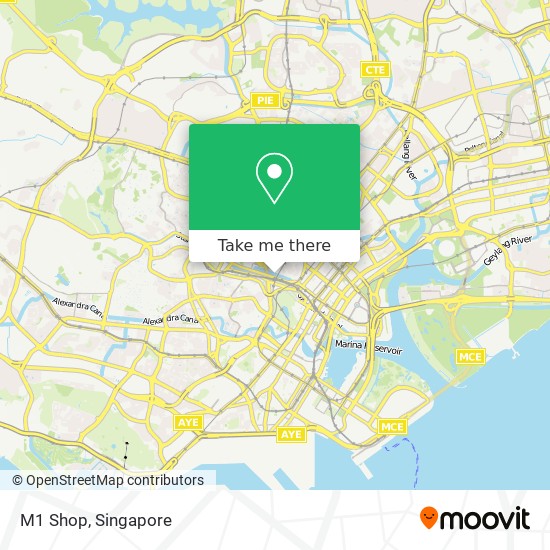 M1 Shop map