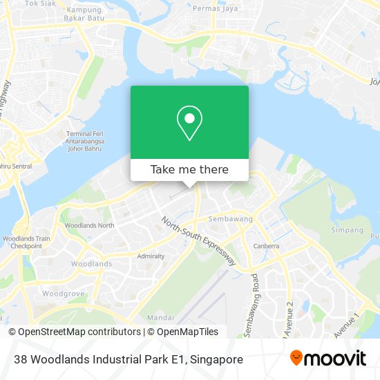 38 Woodlands Industrial Park E1地图