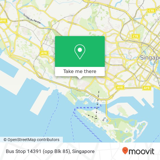 Bus Stop 14391 (opp Blk 85) map