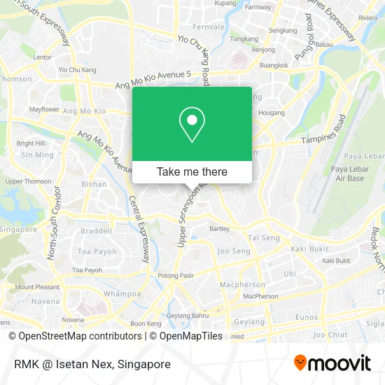 RMK @ Isetan Nex map