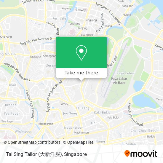 Tai Sing Tailor (大新洋服) map