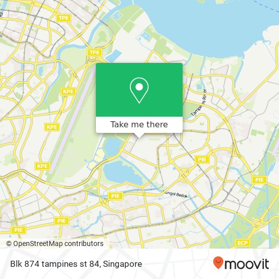 Blk 874 tampines st 84地图