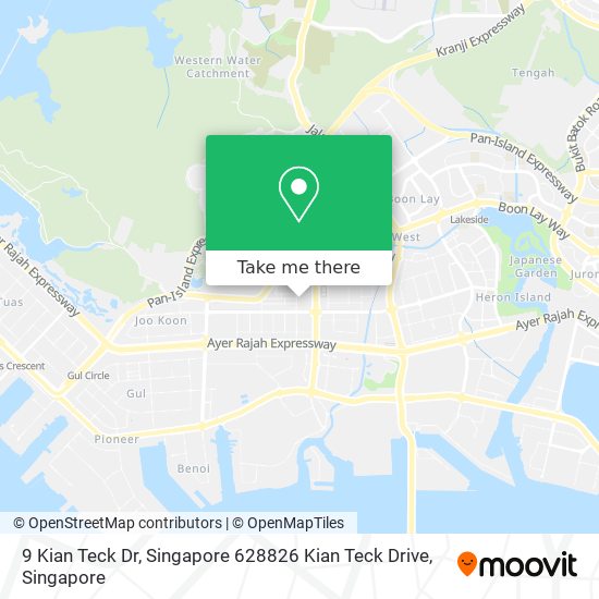 9 Kian Teck Dr, Singapore 628826 Kian Teck Drive map