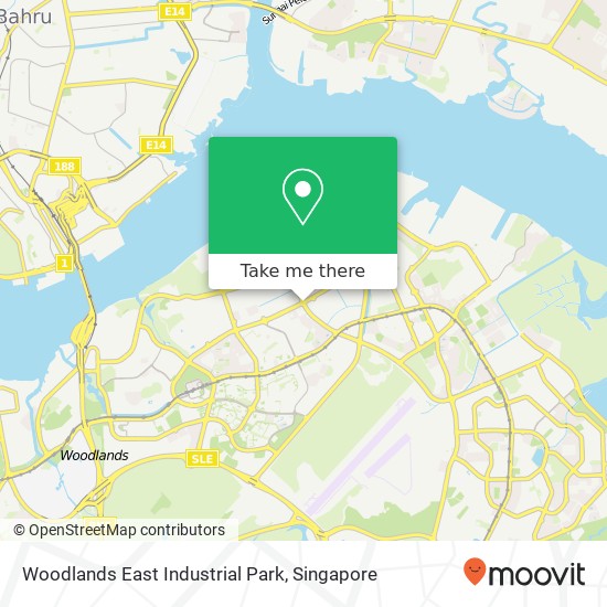 Woodlands East Industrial Park地图