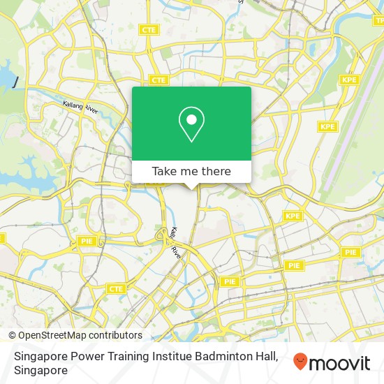 Singapore Power Training Institue Badminton Hall map