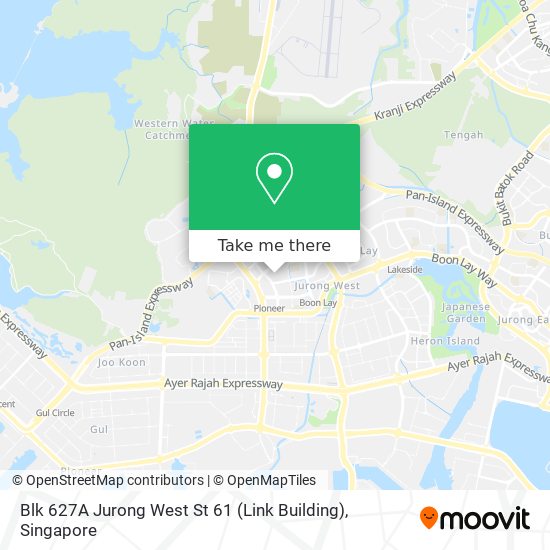 Blk 627A Jurong West St 61 (Link Building)地图