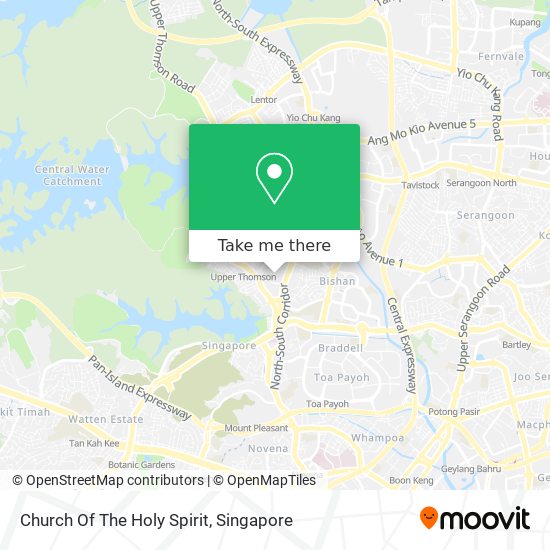 Church Of The Holy Spirit map