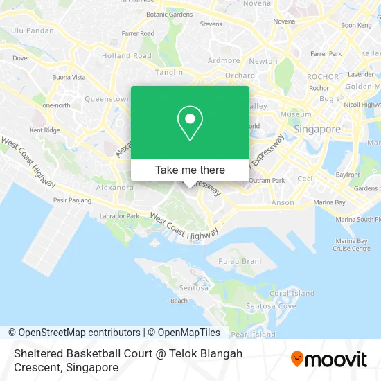 Sheltered Basketball Court @ Telok Blangah Crescent地图