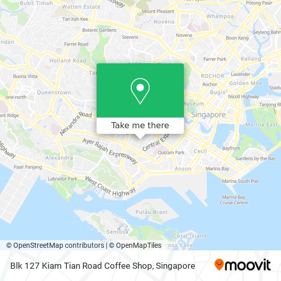 Blk 127 Kiam Tian Road Coffee Shop map