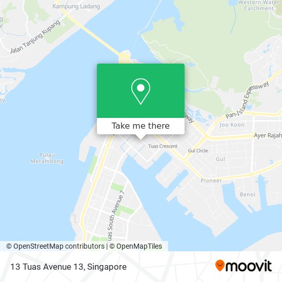 13 Tuas Avenue 13地图