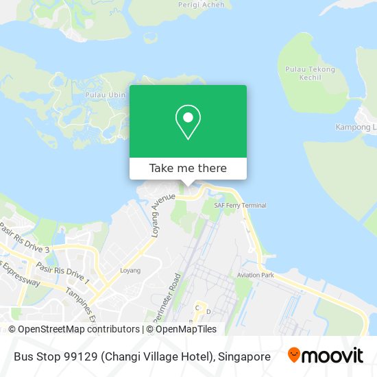 Bus Stop 99129 (Changi Village Hotel) map
