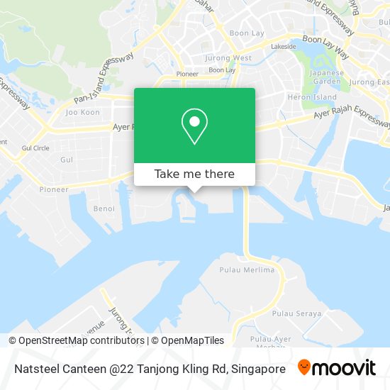 Natsteel Canteen @22 Tanjong Kling Rd map