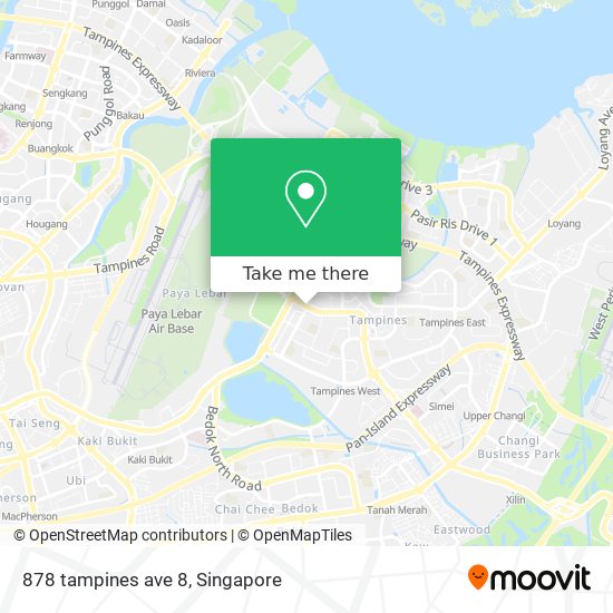 878 tampines ave 8 map