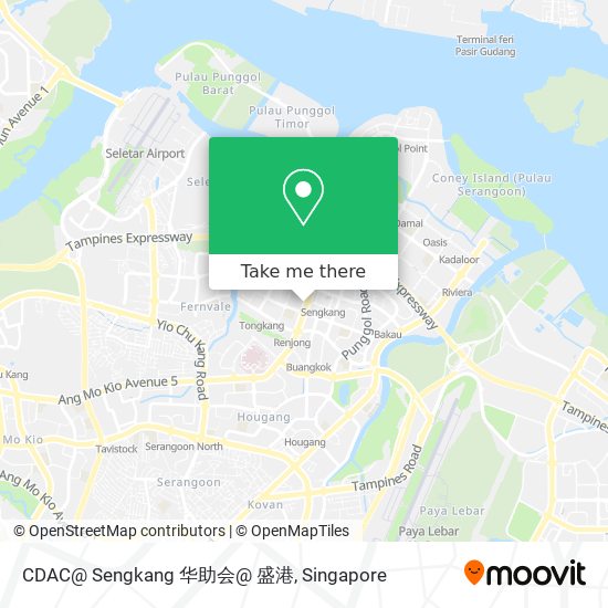 CDAC@ Sengkang 华助会@ 盛港地图