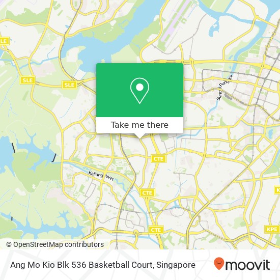 Ang Mo Kio Blk 536 Basketball Court map