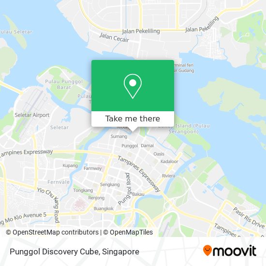 Punggol Discovery Cube map