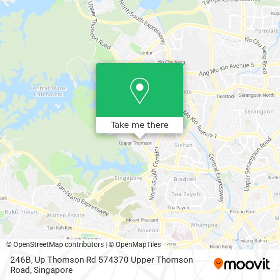 246B, Up Thomson Rd 574370 Upper Thomson Road map