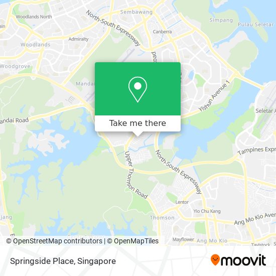 Springside Place map